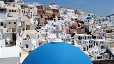 Prázdný řecký ostrov Santorini vyhlíží dobu, kdy do oblíbeného letoviska začnou...