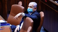 Izraelský premiér Benjamin Netanjahu v parlamentu pedstavil novou vládu,...