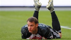 Manuel Neuer, branká� Bayernu Mnichov, v utkání na h�i�ti Unionu Berlín.