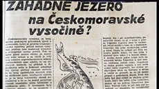 Za první republiky o záhadné Vápenici psal i tehdej�í celostátní tisk.