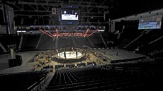Hala v Jacksonvillu na Florid se konal turnaj MMA organizace UFC bez divák.