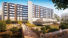 Vizualizace rekonstrukce hotelu InterContinental, pohled z nábřeží (7....