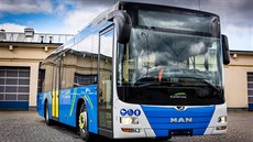 Nový autobus v barvách Plzeňského kraje