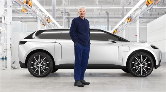 James Dyson a prototyp jeho elektromobilu