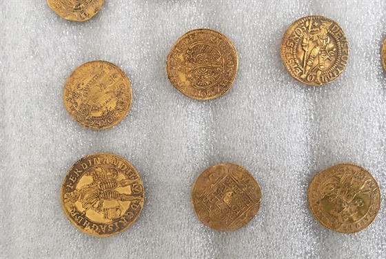 Nálezce předal muzeu soubor 74 zlatých mincí (dukátů), které pocházejí z druhé...