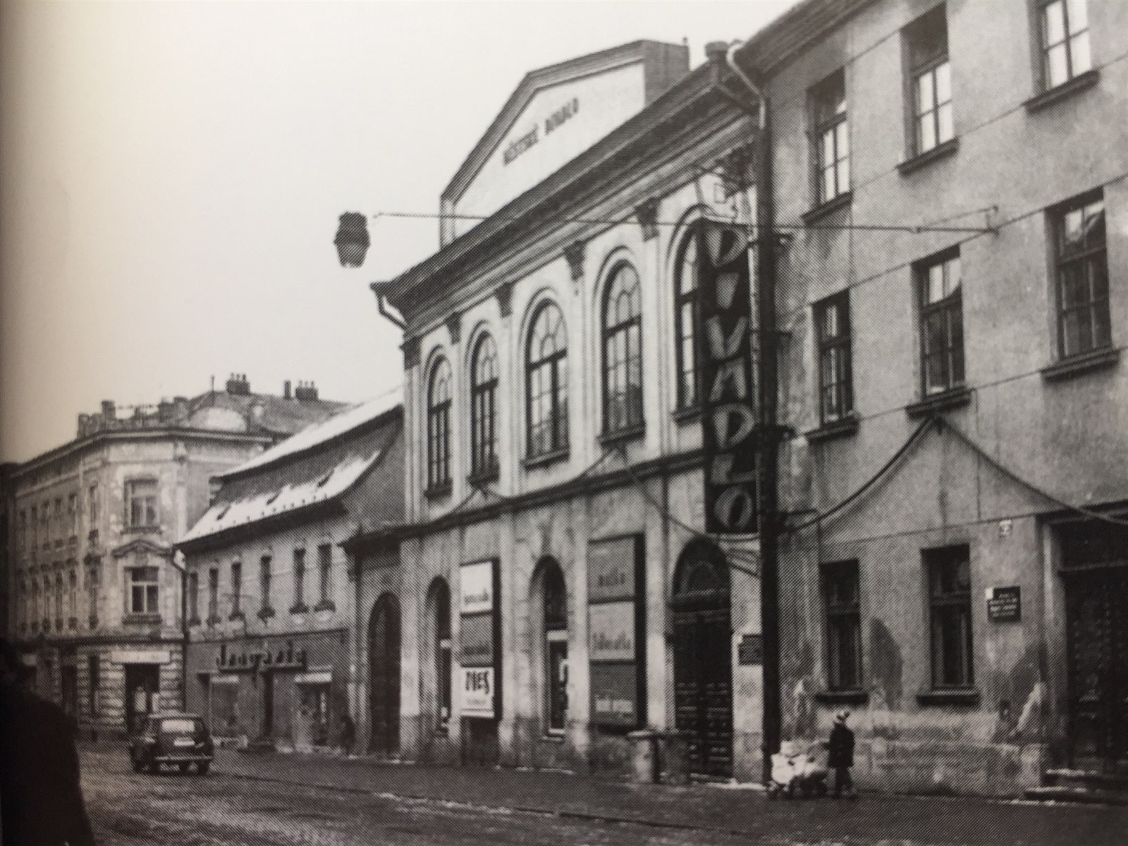 P�vodní Horácké divadlo na fotografii z roku 1968