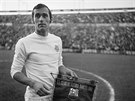 ROK 1969, FINÁLE PVP. Alexander Horváth  - kapitán Slovanu Bratislava - s...