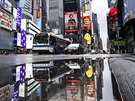 Tém prázné námstí Times Square v New Yorku (23. kvtna 2020)