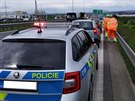 Podezelho zastavila policie u Prahy pod zminkou bn dopravn kontroly.