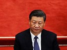 ínský prezident Si in-pching zahajuje jednání ve Velké síni lidu v Pekingu....