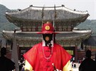 Jihokorejská císaská garda na strái u hlavního paláce Kjonbokun v Soulu. (21....