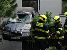 V Praze 5 v ulici Xaveriova se v ptek krtce ped polednem stala nehoda....