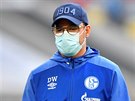 David Wagner, trenér Schalke, ped bundesligovým zápasem