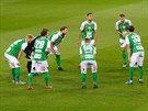 Fotbalisté Austrie Lustenau ped zápasem o Rakouský pohár