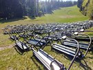 Nam�sto �ty�seda�kov� lanovky bude jezdit v ���k�ch �estiseda�ka (8. 5. 2020).
