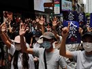 Policie v Hongkongu rozhánla demonstraci proti zákonu o národní bezpenosti...