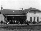 Stanice Strá u Tachova v roce 1928