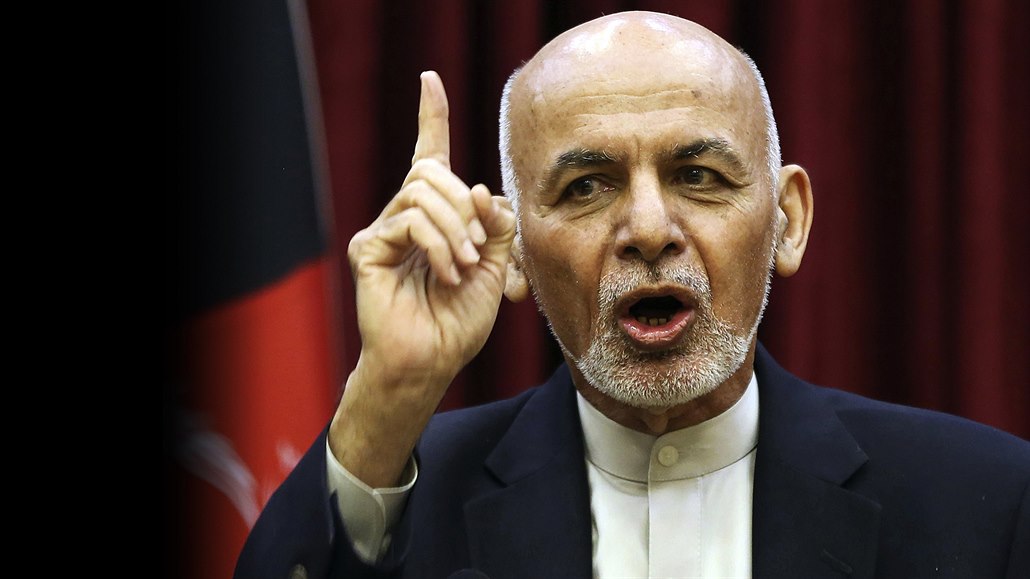 Afghánský prezident Araf Ghaní (17. kvtna 2020)