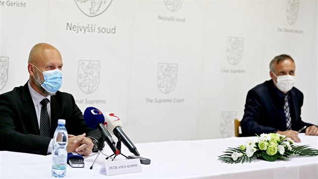 Nový předseda Nejvyššího soudu Petr Angyalossy (21. května 2020)