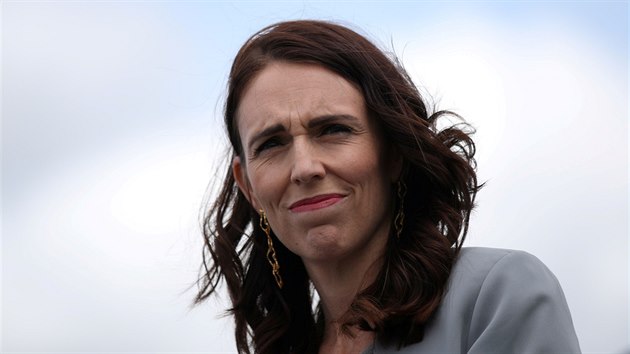 Premiérka Nového Zélandu Jacinda Ardernová (28. února 2020)