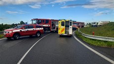 Felicie se střetla s kamionem nedaleko obce Nebovidy. (24. května 2020)