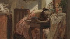 Obraz Švadlenka Josefa Mánesa patří k jeho nejkrásnějším žánrovým dílům.