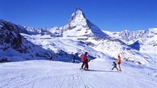Švýcarský Zermatt a hora Matterhorn