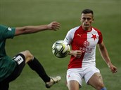 Sl�vista Tom� Hole� sleduje m��, kter� m� u kopa�ky jabloneck� Dominik Ple�til.