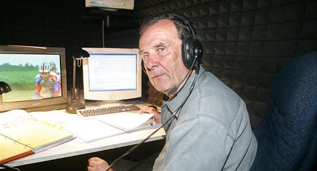 Sportovní komentátor Robert Bakalá v roce 2005