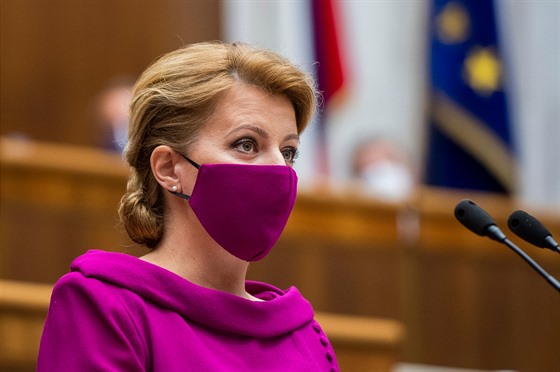 Slovenská prezidentka Zuzana aputová (5. ervna 2020)