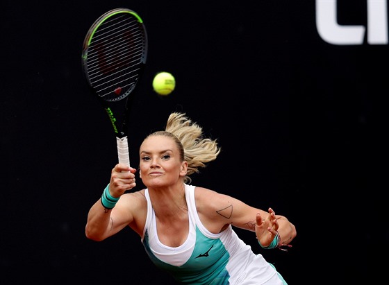 Tereza Martincová ve finále turnaje na praské tvanici