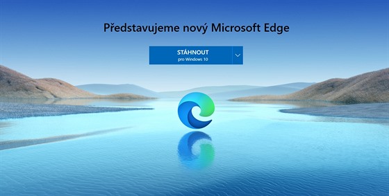 Stránka, odkud lze stáhnout nový prohlíe MS Edge.