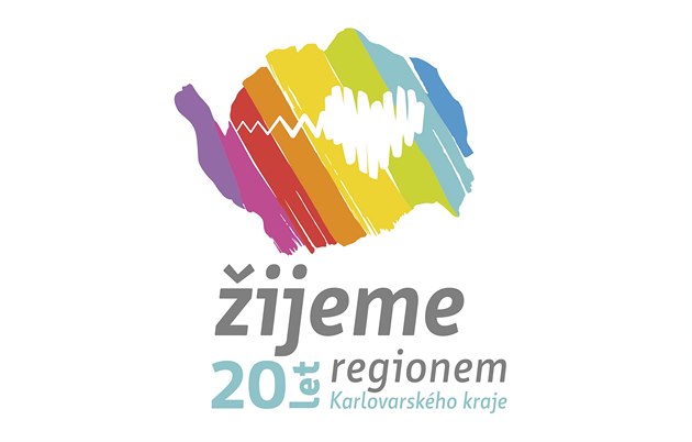 Logo k výroí dvaceti let Karlovarského kraje.