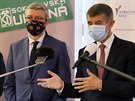 Petr Kubis, Karel Havl��ek a Andrej Babi�. (4. �ervna 2020)
