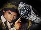 Hodinky Rolex, které ve filmu o Jamesi Bondovi nasadil na ruku herec Timothy...