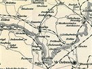 Dobová mapa Ratiboska, celé toto území chtlo po obou svtových válkách...