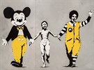 Z výstavy The World of Banksy (4. ervna 2020)