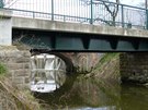 Ocelový most pes Kyjovku pod hrází Jarohnvického rybníka GPS: 48.9227983N,...