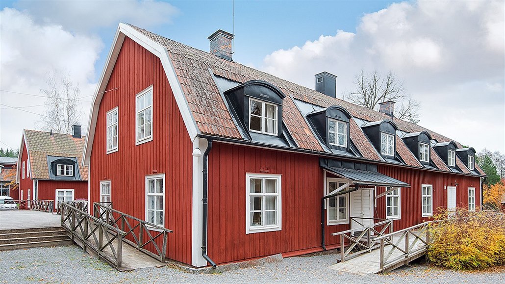 Švédská vesnice Sätra Brunn pochází z 18. století.