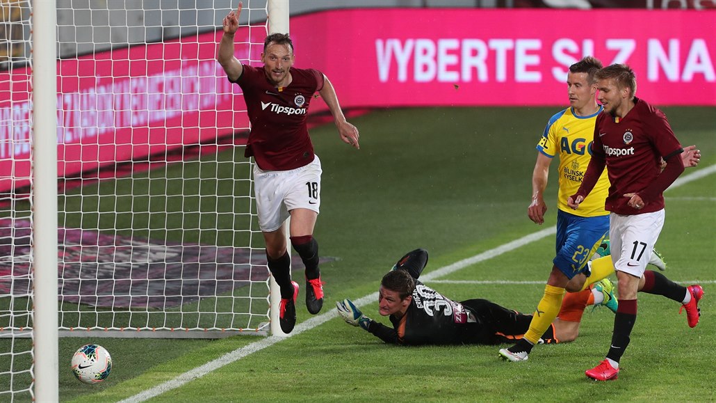 Sparta - Teplice 3:0, příliš snadný zápas, dva góly dal Kozák