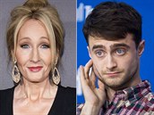 J.K. Rowlingová a Daniel Radcliffe