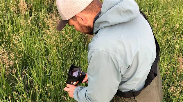 Jakub Polensk pomh s dronem zachraovat srnata bhem senose.