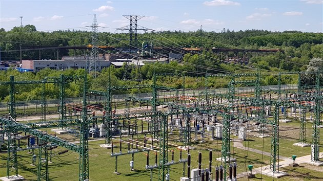 Rozvodna 110 kV zdroje Elektrárna Kladno II