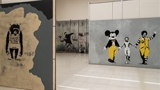 Výstava Banksyho v Mánesu