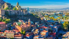 Město Tbilisi v Gruzii