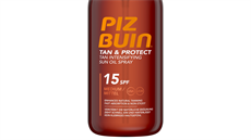 Tan & Protect Tan Intensifying Sun Oil Spray urychluje pirozený proces...