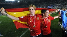 Fernando Torres a David Villa - na Euru 2008 nepolapitelná panlská ofenzivní...