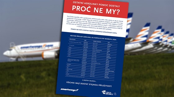 Inzerce letecké společnosti Smartwings v páteční MF DNES. (16. června 2020)