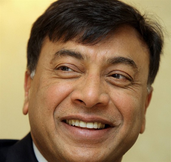 Majitel oceláren Lakshmi Mittal. Ilustraní foto.