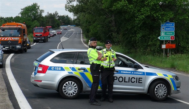 D10 Highway Closed for Footbridge Demolition Near Stará Boleslav